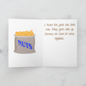 Dit Jaar Is Nuts Feestdagen Kaart (Binnen)