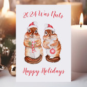 Dit jaar was het luike kersteekhoorn feestdagen kaart