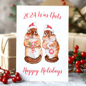 Dit jaar was het luike kersteekhoorn feestdagen kaart