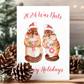 Dit jaar was het luike kersteekhoorn feestdagen kaart