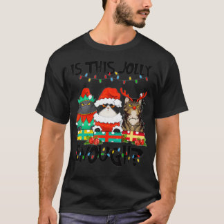 Dit Jolly Genoel kattenkostuum is een Merry Chri T-shirt