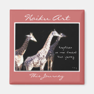 Dit Jouney Haiku Art Magnet