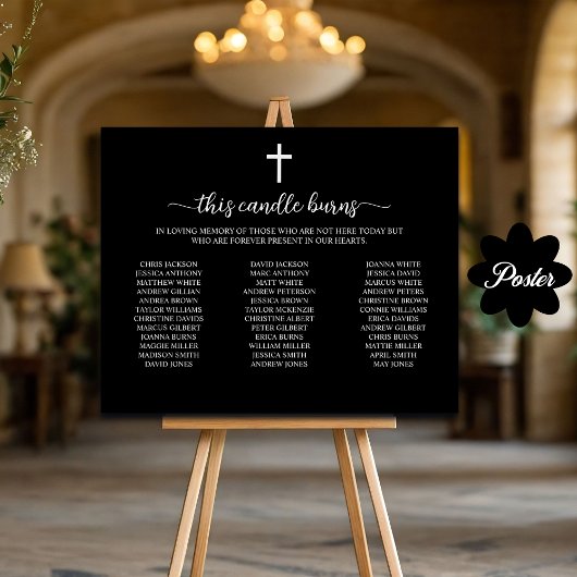 Dit kaarsbladertje brandt op school Reunion Memori Poster