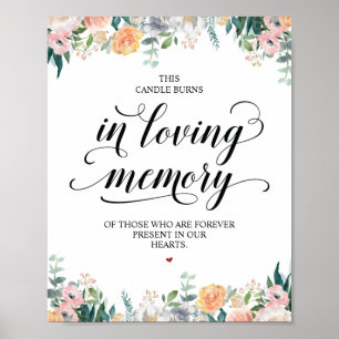 Dit kaarsje brandt ter liefdevolle herinnering Her Poster