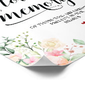 Dit kaarsje brandt ter liefdevolle herinnering Her Poster (Hoek)