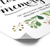 Dit kaarsje brandt ter nagedachtenis Herdenkingsbo Poster (Hoek)