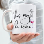 Dit kan een handgeschreven Mok met Wine Coffee zij<br><div class="desc">Dit ontwerp werd gecreeerd door digitale kunst. Het kan worden gepersonaliseerd door de aanpassingsknoop te klikken en de kleur te veranderen, een naam, initialen of uw favoriete woorden toe te voegen. Neem contact met me op colorflowcreations@gmail.com als je dit ontwerp op een ander product wilt gebruiken. Koop mijn oorspronkelijke abstracte...</div>
