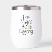 Dit kan Eggnog zijn – leuk vakantieontwerp (Voorkant)