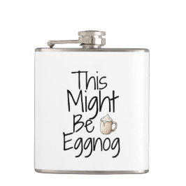 Dit kan Eggnog zijn – leuk vakantieontwerp Heupfles