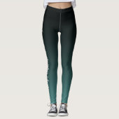 "Dit kan moeilijk worden. En dat is oké." Typograf Leggings (Voorkant)