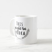 Dit kan wodka-mok zijn, koffie-mok koffiemok (Voorkant links)