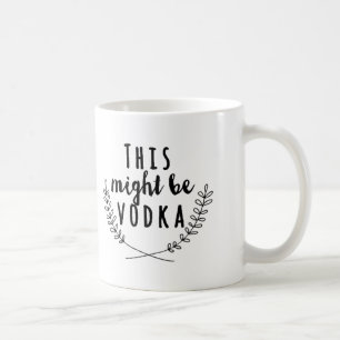 Dit kan wodka-mok zijn, koffie-mok koffiemok