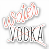 Dit kan wodka waterfles grappig zijn sticker (Voorkant)