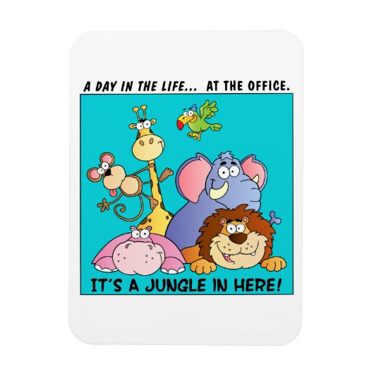 Dit Kantoor is een Oerwoud Magneet (Verticaal)