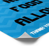 Dit kasteel is voedselvrij beschermd door Knight S Poster (Hoek)