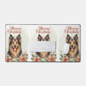 Dit kerstbureaumat verheldert feestelijke bureauma bureaumat (Keyboard & Muis)
