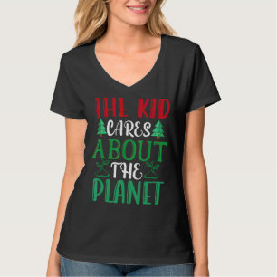 Dit Kind Cares Planet 2022 52e Milieu Awaren T-shirt