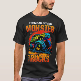Dit Kind houdt Monster Trucks Monster Truck Shirt