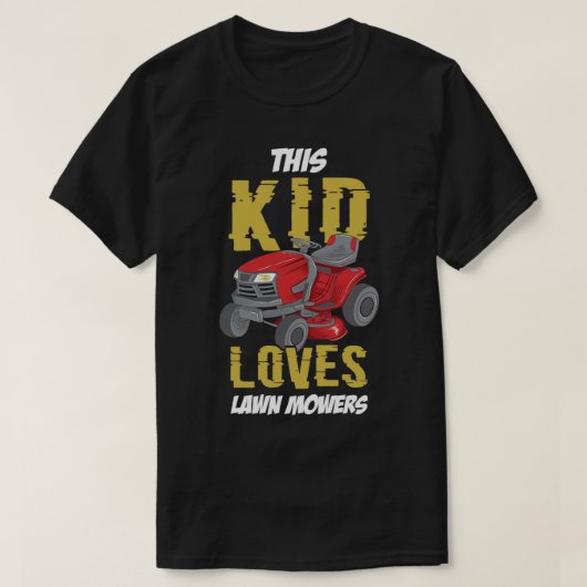 Dit Kind houdt van de grasmaakkracht van Lawn Mowi T-shirt (Design voorkant)