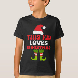 Dit Kind houdt van kerst Funny Peuter Christmas T-shirt