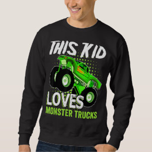 Dit Kind houdt van Monster Trucks Boy Girl Matchin Trui