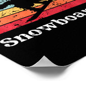 Dit Kind houdt van snowboarden meisjes Poster (Hoek)