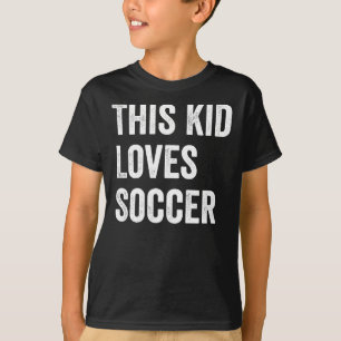 Dit Kind houdt van voetballiefhebbers T-shirt