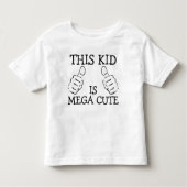 Dit Kind is mega Schattige gepersonaliseerd Kinder Shirts (Voorkant)