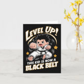 Dit Kind is nu een Black Belt Karate Hapkido Award Kaart (Gele Bloem)