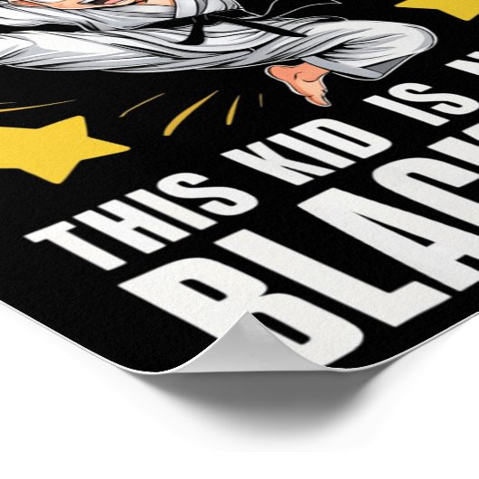 Dit Kind is nu een Black Belt Karate Hapkido Award Poster (Hoek)