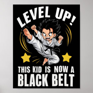 Dit Kind is nu een Black Belt Karate Hapkido Award Poster