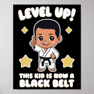 Dit Kind is nu een Black Belt Karate Hapkido Award Poster