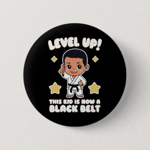 Dit Kind is nu een Black Belt Karate Hapkido Award Ronde Button 5,7 Cm