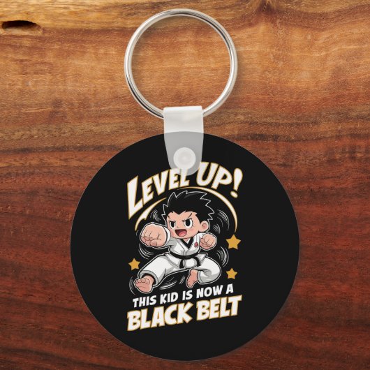 Dit Kind is nu een Black Belt Karate Hapkido Award Sleutelhanger (Voorkant)