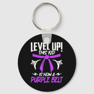 Dit Kind is nu een Paarse riem karate Taekwondo Ma Sleutelhanger