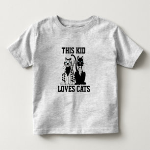 DIT KIND LIGT VAN DE KATTEN KAT TODDLER T-SHIRTS