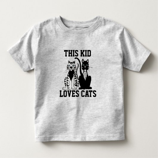 DIT KIND LIGT VAN DE KATTEN KAT TODDLER T-SHIRTS (Voorkant)