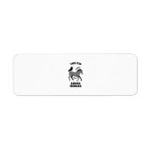 DIT KIND LIGT VAN HORSES ETIKET (Voorkant)