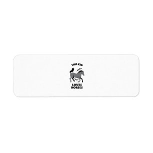 DIT KIND LIGT VAN HORSES ETIKET