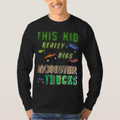 Dit Kind scoort echt Monster Trucks T-shirt (Voorkant)