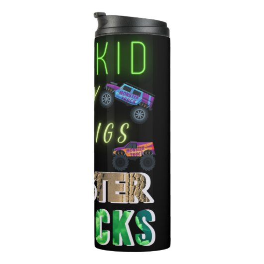 Dit Kind scoort echt Monster Trucks Thermosbeker (Geroteerd rechts)