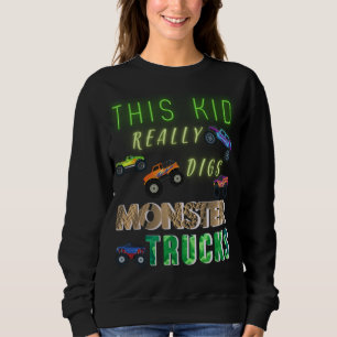 Dit Kind scoort echt Monster Trucks Trui