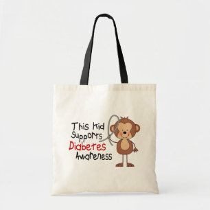 Dit Kind steunt diabetes voorlichting Tote Bag