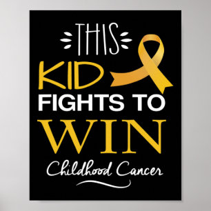 Dit Kind vecht ervoor om kinderkanker te winnen Poster