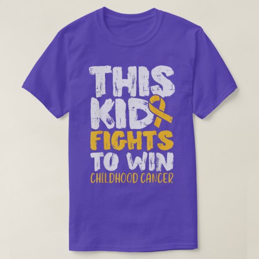 Dit Kind vecht voor kinderkanker T-shirt (Design voorkant)