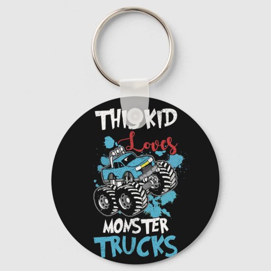Dit Kind verliest het T-shirt van Monster Trucks Sleutelhanger (Voorkant)