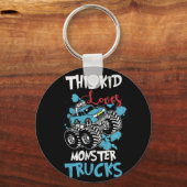 Dit Kind verliest het T-shirt van Monster Trucks Sleutelhanger (Voorkant)