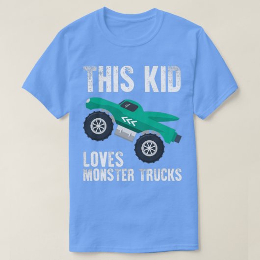 Dit Kind verliest Monster Trucks 7 T-shirt (Design voorkant)