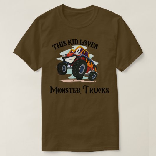 Dit Kind verliest monster Trucks Schattig cadeau v T-shirt (Design voorkant)