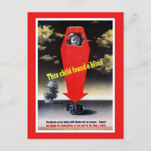 Dit kind vond een blinde briefkaart